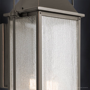 Urban Ambiance - Wall Sconce - UKC10045 Craftsman Outdoor Wall Sconce, 28.75''H x 12.5''W x 9.25''Dep, Olde Bronze Finish, Halbrook Collection - 