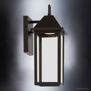 Urban Ambiance - Wall Sconce - UKC10053 Farmhouse Outdoor Wall Sconce, 14''H x 5.75''W x 7''Dep, Olde Bronze Finish, Colwyn Collection - 