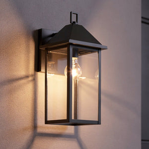 Urban Ambiance - Wall Sconce - UKC10056 Farmhouse Outdoor Wall Sconce, 16.75''H x 6.75''W x 8.25''Dep, Olde Bronze Finish, Colwyn Collection - 