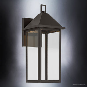Urban Ambiance - Wall Sconce - UKC10057 Farmhouse Outdoor Wall Sconce, 16.75''H x 6.75''W x 8.25''Dep, Olde Bronze Finish, Colwyn Collection - 