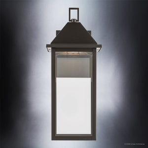 Urban Ambiance - Wall Sconce - UKC10057 Farmhouse Outdoor Wall Sconce, 16.75''H x 6.75''W x 8.25''Dep, Olde Bronze Finish, Colwyn Collection - 