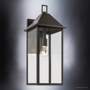 Urban Ambiance - Wall Sconce - UKC10060 Farmhouse Outdoor Wall Sconce, 22''H x 9''W x 10''Dep, Olde Bronze Finish, Colwyn Collection - 