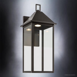 Urban Ambiance - Wall Sconce - UKC10061 Farmhouse Outdoor Wall Sconce, 22''H x 9''W x 10''Dep, Olde Bronze Finish, Colwyn Collection - 