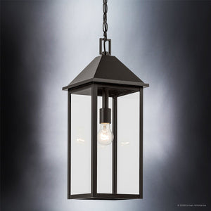 Urban Ambiance - Pendant - UKC10063 Farmhouse Outdoor Pendant, 22''H x 9''W x 9''Dep, Olde Bronze Finish, Colwyn Collection - 