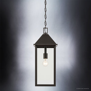 Urban Ambiance - Pendant - UKC10063 Farmhouse Outdoor Pendant, 22''H x 9''W x 9''Dep, Olde Bronze Finish, Colwyn Collection - 