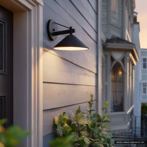 Urban Ambiance - Wall Sconce - UKC10073 Industrial Outdoor Wall Sconce, 9.25''H x 10''W x 11.25''Dep, Olde Bronze Finish, Fairmont Collection - 