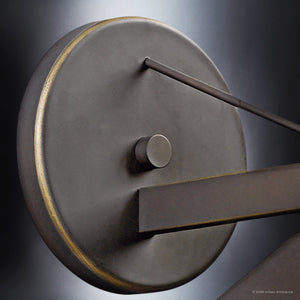 Urban Ambiance - Wall Sconce - UKC10075 Industrial Outdoor Wall Sconce, 10''H x 12''W x 13''Dep, Olde Bronze Finish, Fairmont Collection - 