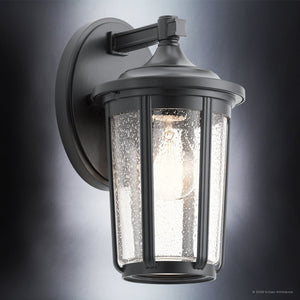 Urban Ambiance - Wall Sconce - UKC10080 Luxe Industrial Outdoor Wall Sconce, 11''H x 6''W x 7''Dep, Black Finish, Umberly Collection -