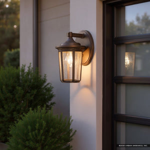 Urban Ambiance - Wall Sconce - UKC10081 Luxe Industrial Outdoor Wall Sconce, 11''H x 6''W x 7''Dep, Olde Bronze Finish, Umberly Collection -
