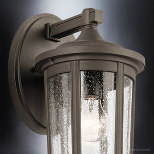 Urban Ambiance - Wall Sconce - UKC10083 Luxe Industrial Outdoor Wall Sconce, 14.5''H x 7.5''W x 8.75''Dep, Olde Bronze Finish, Umberly Collection -