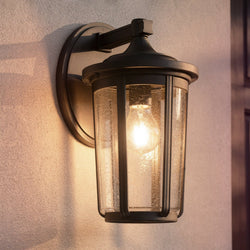 Urban Ambiance - Wall Sconce - UKC10083 Luxe Industrial Outdoor Wall Sconce, 14.5''H x 7.5''W x 8.75''Dep, Olde Bronze Finish, Umberly Collection -