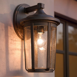 Urban Ambiance - Wall Sconce - UKC10085 Luxe Industrial Outdoor Wall Sconce, 17.25''H x 9''W x 10.25''Dep, Olde Bronze Finish, Umberly Collection -