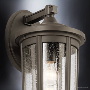Urban Ambiance - Wall Sconce - UKC10085 Luxe Industrial Outdoor Wall Sconce, 17.25''H x 9''W x 10.25''Dep, Olde Bronze Finish, Umberly Collection -