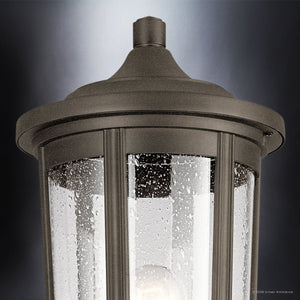 Urban Ambiance - Post Light - UKC10087 Luxe Industrial Outdoor Post Light, 19.25''H x 9''W x 9''Dep, Olde Bronze Finish, Umberly Collection -