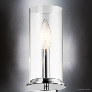 Urban Ambiance - Chandelier - UKC20026 Transitional Indoor Chandelier, 14''H x 18''W x 18''Dep, Chrome Finish, Marquess Collection - 