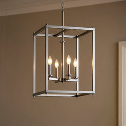 Urban Ambiance - Chandelier - UKC20029 Transitional Indoor Chandelier, 31''H x 16''W x 16''Dep, Chrome Finish, Marquess Collection -