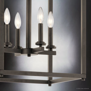 Urban Ambiance - Chandelier - UKC20031 Transitional Indoor Chandelier, 31''H x 16''W x 16''Dep, Olde Bronze Finish, Marquess Collection - 