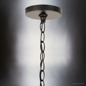 Urban Ambiance - Chandelier - UKC20031 Transitional Indoor Chandelier, 31''H x 16''W x 16''Dep, Olde Bronze Finish, Marquess Collection - 