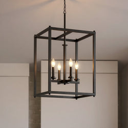 Urban Ambiance - Chandelier - UKC20031 Transitional Indoor Chandelier, 31''H x 16''W x 16''Dep, Olde Bronze Finish, Marquess Collection -