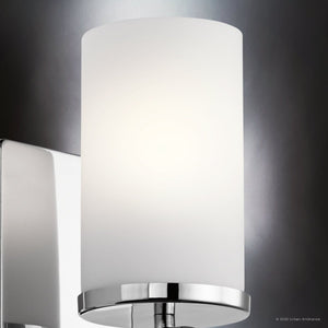 Urban Ambiance - Bath Light - UKC20035 Transitional Indoor Bath Light, 9.25''H x 4.5''W x 6.25''Dep, Chrome Finish, Marquess Collection - 