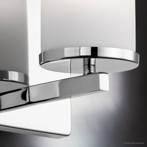 Urban Ambiance - Bath Light - UKC20035 Transitional Indoor Bath Light, 9.25''H x 4.5''W x 6.25''Dep, Chrome Finish, Marquess Collection - 