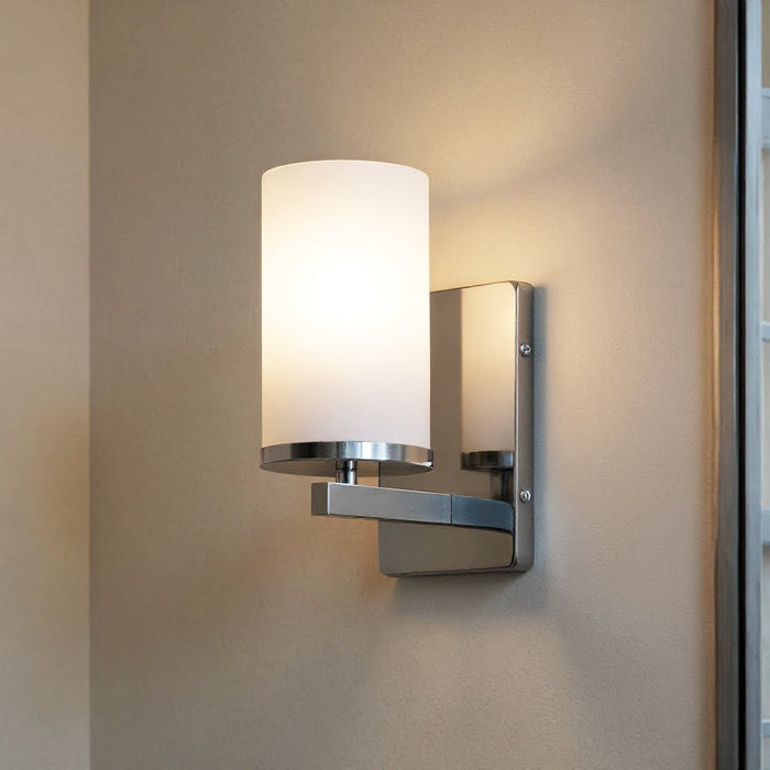 UKC20035 Transitional Indoor Bath Light, 9.25''H x 4.5''W x 6.25''Dep, Chrome Finish, Marquess Collection