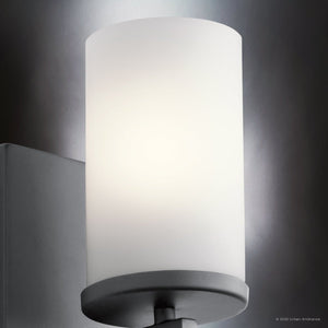 Urban Ambiance - Bath Light - UKC20038 Transitional Indoor Bath Light, 9.25''H x 4.5''W x 6.25''Dep, Black Finish, Marquess Collection - 