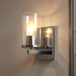 Urban Ambiance - Bath Light - UKC20051 Transitional Indoor Bath Light, 9.25''H x 4.5''W x 6.25''Dep, Chrome Finish, Marquess Collection - 