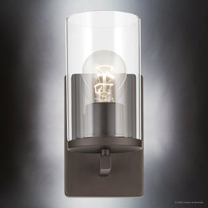 Urban Ambiance - Bath Light - UKC20053 Transitional Indoor Bath Light, 9.25''H x 4.5''W x 6.25''Dep, Olde Bronze Finish, Marquess Collection - 