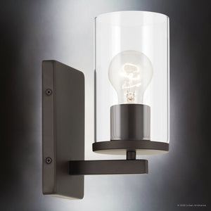 Urban Ambiance - Bath Light - UKC20053 Transitional Indoor Bath Light, 9.25''H x 4.5''W x 6.25''Dep, Olde Bronze Finish, Marquess Collection - 