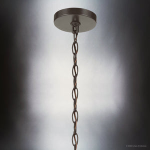 Urban Ambiance - Chandelier - UKC20057 Transitional Indoor Chandelier, 21.75''H x 32.25''W x 32.25''Dep, Olde Bronze Finish, Marquess Collection - 