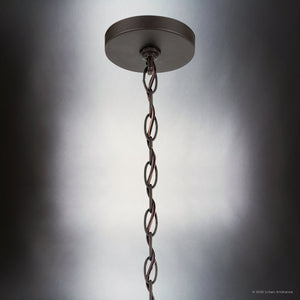 Urban Ambiance - Chandelier - UKC20062 Transitional Indoor Chandelier, 32.5''H x 32.25''W x 32.25''Dep, Olde Bronze Finish, Marquess Collection - 
