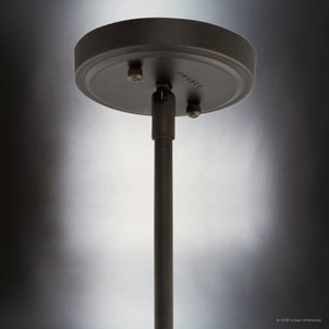 Urban Ambiance - Pendant - UKC20071 Casual Indoor Pendant, 10.25''H x 12''W x 12''Dep, Olde Bronze Finish, Opalyn Collection - 