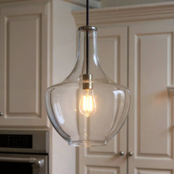 Urban Ambiance - Pendant - UKC20074 Casual Indoor Pendant, 19.75''H x 14''W x 14''Dep, Olde Bronze Finish, Opalyn Collection - 