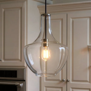 Urban Ambiance - Pendant - UKC20074 Casual Indoor Pendant, 19.75''H x 14''W x 14''Dep, Olde Bronze Finish, Opalyn Collection - 