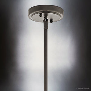 Urban Ambiance - Pendant - UKC20074 Casual Indoor Pendant, 19.75''H x 14''W x 14''Dep, Olde Bronze Finish, Opalyn Collection - 