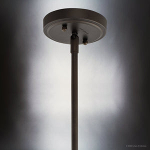 Urban Ambiance - Pendant - UKC20075 Casual Indoor Pendant, 19.75''H x 14''W x 14''Dep, Olde Bronze Finish, Opalyn Collection - 