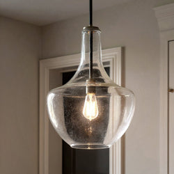 Urban Ambiance - Pendant - UKC20075 Casual Indoor Pendant, 19.75''H x 14''W x 14''Dep, Olde Bronze Finish, Opalyn Collection - 