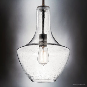 Urban Ambiance - Pendant - UKC20081 Casual Indoor Pendant, 15.25''H x 10.5''W x 10.5''Dep, Olde Bronze Finish, Opalyn Collection - 