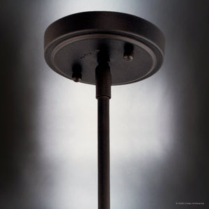 Urban Ambiance - Pendant - UKC20081 Casual Indoor Pendant, 15.25''H x 10.5''W x 10.5''Dep, Olde Bronze Finish, Opalyn Collection - 