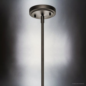 Urban Ambiance - Pendant - UKC20082 Casual Indoor Pendant, 22.5''H x 16''W x 16''Dep, Olde Bronze Finish, Opalyn Collection - 