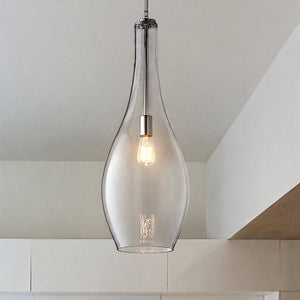 Urban Ambiance - Pendant - UKC20086 Casual Indoor Pendant, 29.5''H x 11''W x 11''Dep, Chrome Finish, Opalyn Collection - 
