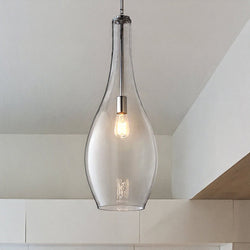 Urban Ambiance - Pendant - UKC20086 Casual Indoor Pendant, 29.5''H x 11''W x 11''Dep, Chrome Finish, Opalyn Collection - 
