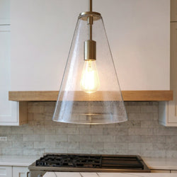 Urban Ambiance - Pendant - UKC20102 Casual Indoor Pendant, 15.25''H x 10.25''W x 10.25''Dep, Brushed Nickel Finish, Opalyn Collection - 