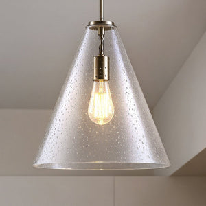 Urban Ambiance - Pendant - UKC20122 Casual Indoor Pendant, 15.5''H x 14.25''W x 14.25''Dep, Brushed Nickel Finish, Opalyn Collection - 