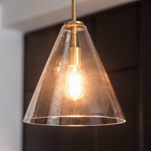 Urban Ambiance - Pendant Light - UKC20128 Casual Indoor Pendant, 15.5''H x 14.25''W x 14.25''Dep, Natural Brass Finish, Opalyn Collection - 