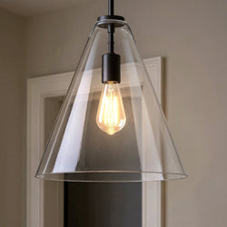 Urban Ambiance - Pendant - UKC20129 Casual Indoor Pendant, 15.5''H x 14.25''W x 14.25''Dep, Olde Bronze Finish, Opalyn Collection - 