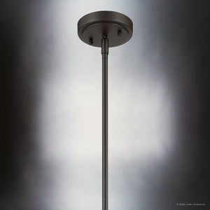Urban Ambiance - Pendant - UKC20134 Casual Indoor Pendant, 15.25''H x 10.25''W x 10.25''Dep, Olde Bronze Finish, Opalyn Collection - 