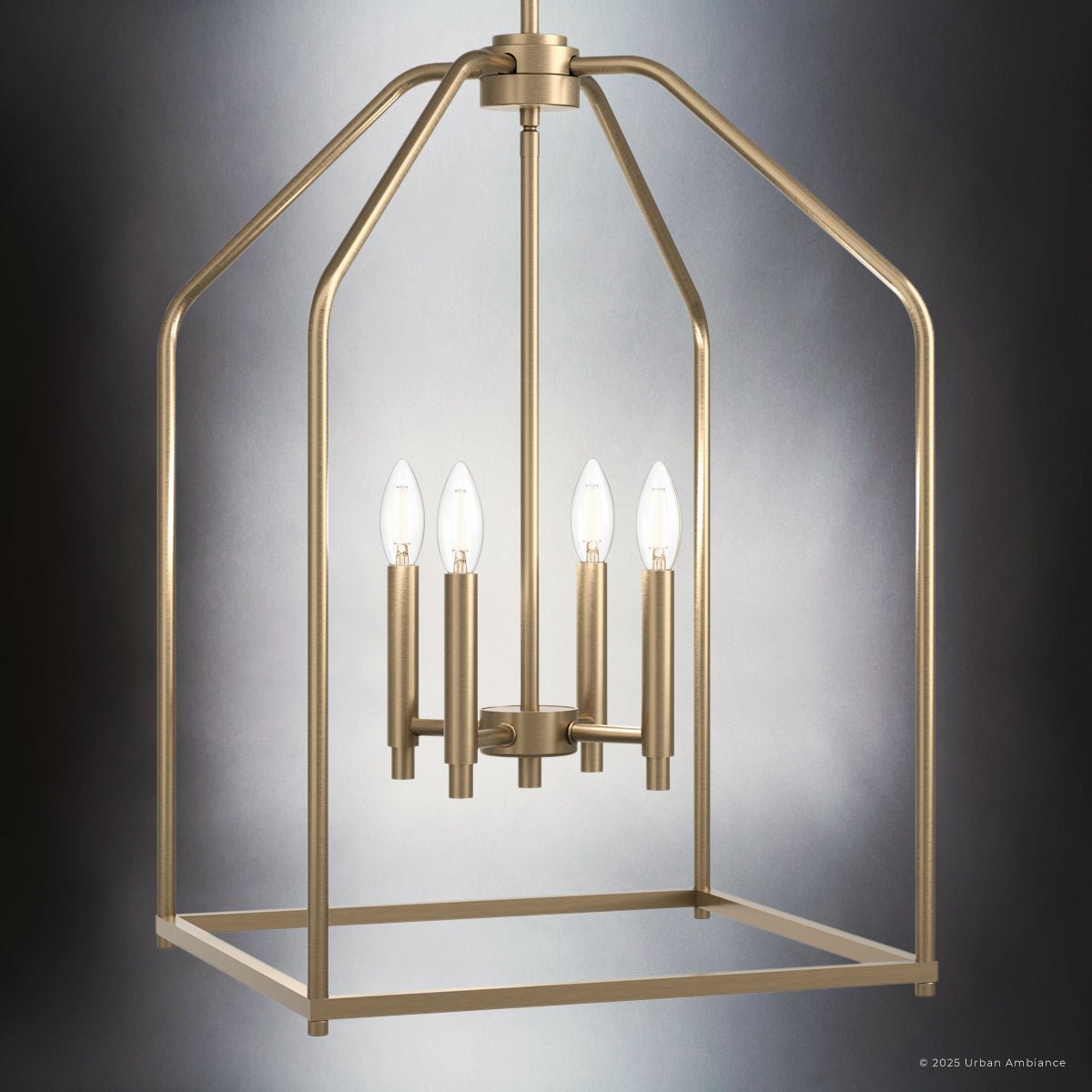 UKC20142 Transitional Indoor Chandelier, 25.25''H x 16''W x 16
