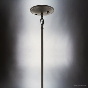 Urban Ambiance - Chandelier - UKC20161 New Traditional Indoor Chandelier, 15.25''H x 17.5''W x 17.5''Dep, Olde Bronze Finish, Corvelle Collection - 